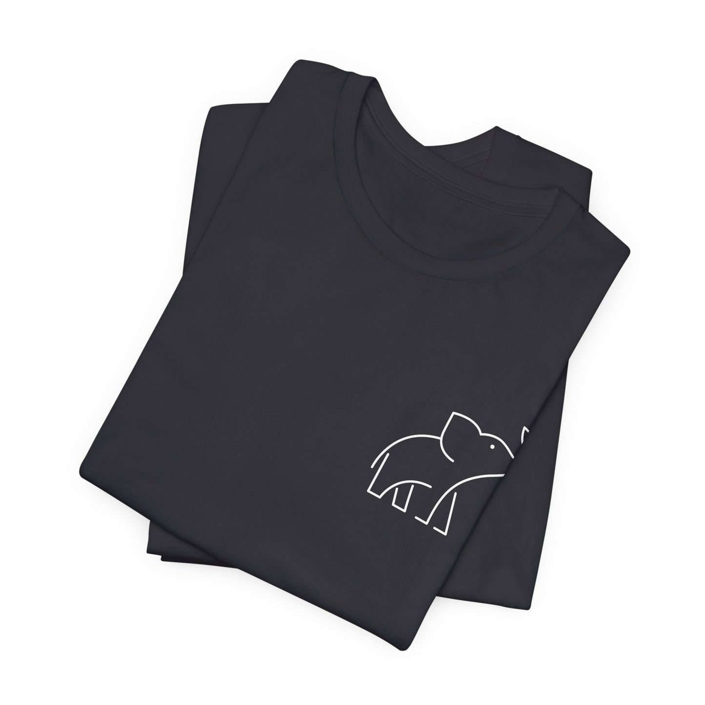 Elephant Print Men & Women T-Shirt
