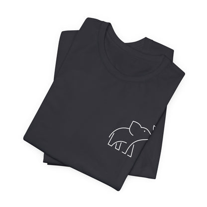 Elephant Print Men & Women T-Shirt