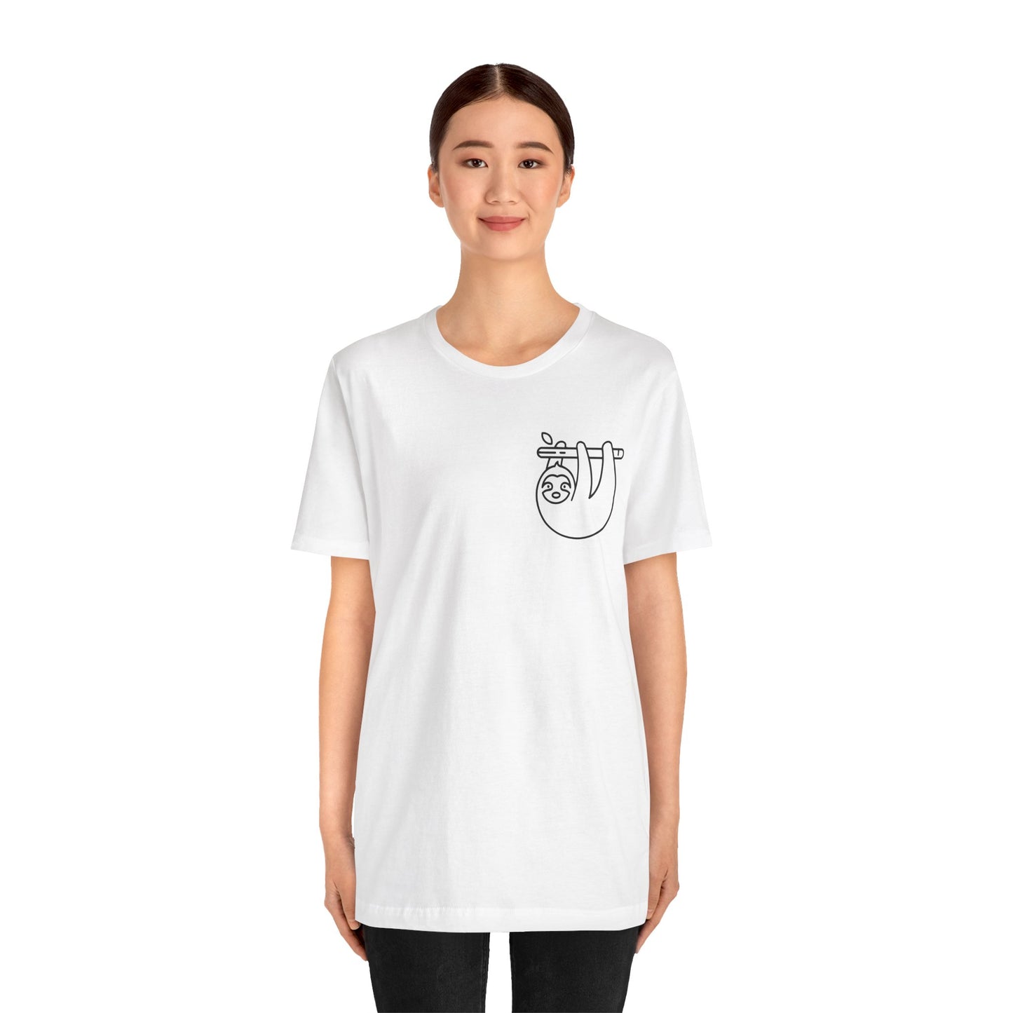 Sloth Print Men & Women T-Shirt