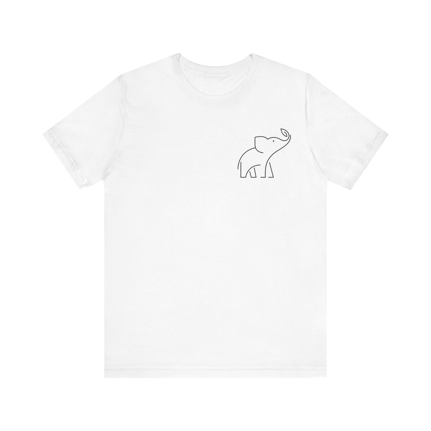 Elephant Print Men & Women T-Shirt