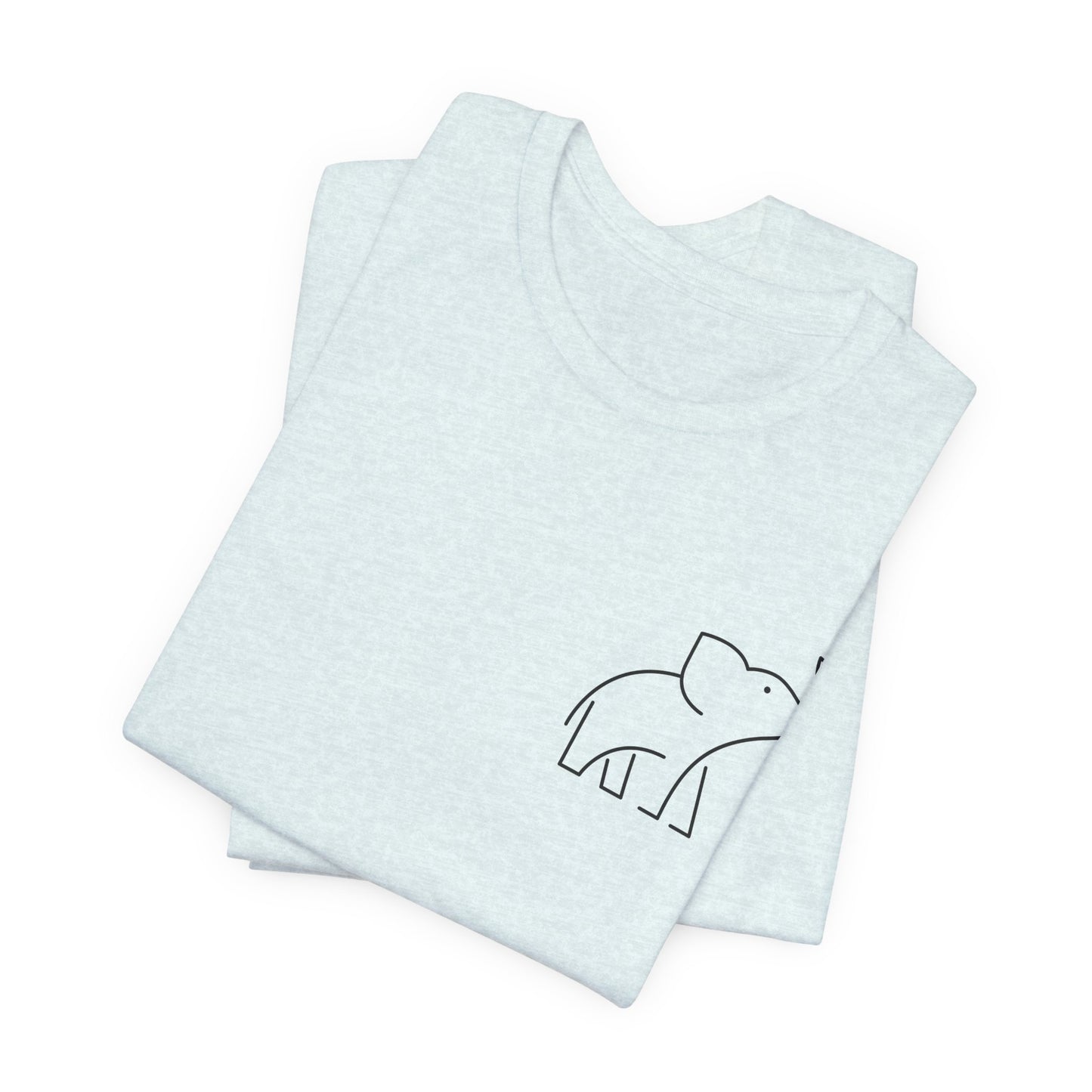 Elephant Print Men & Women T-Shirt