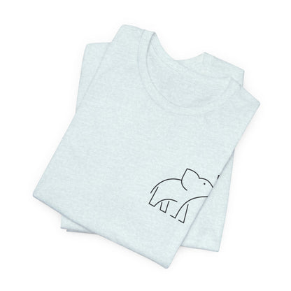Elephant Print Men & Women T-Shirt