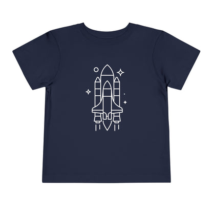 Rocket Ship Print Kids T-Shirt