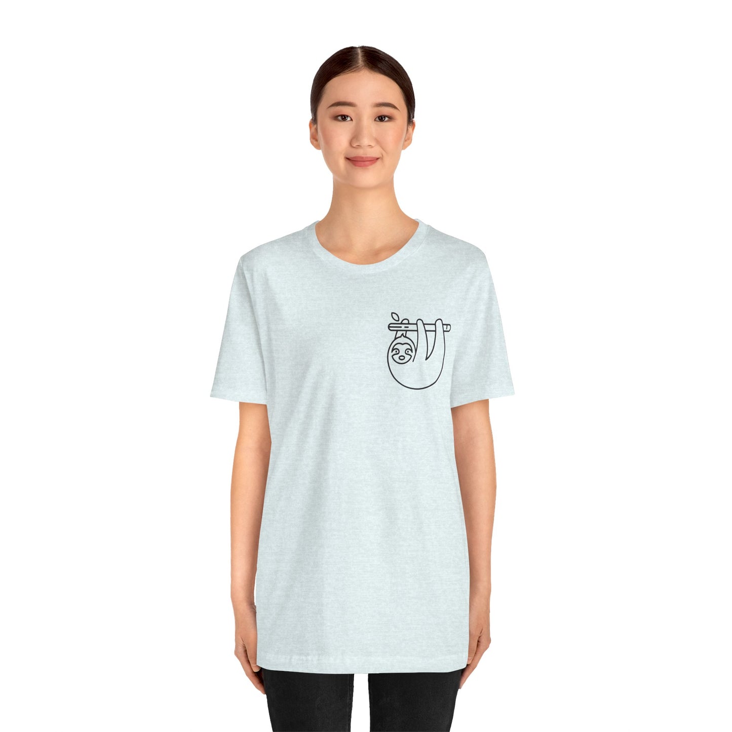 Sloth Print Men & Women T-Shirt