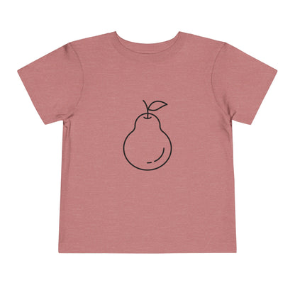 Pear Print Toddlers T-Shirt