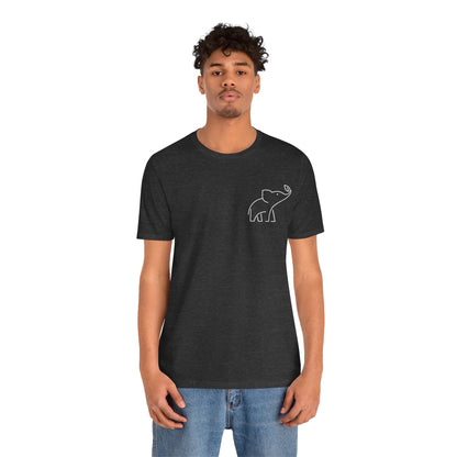 Elephant Print Men & Women T-Shirt