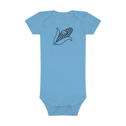 Buttery Corn Print Baby Onesies