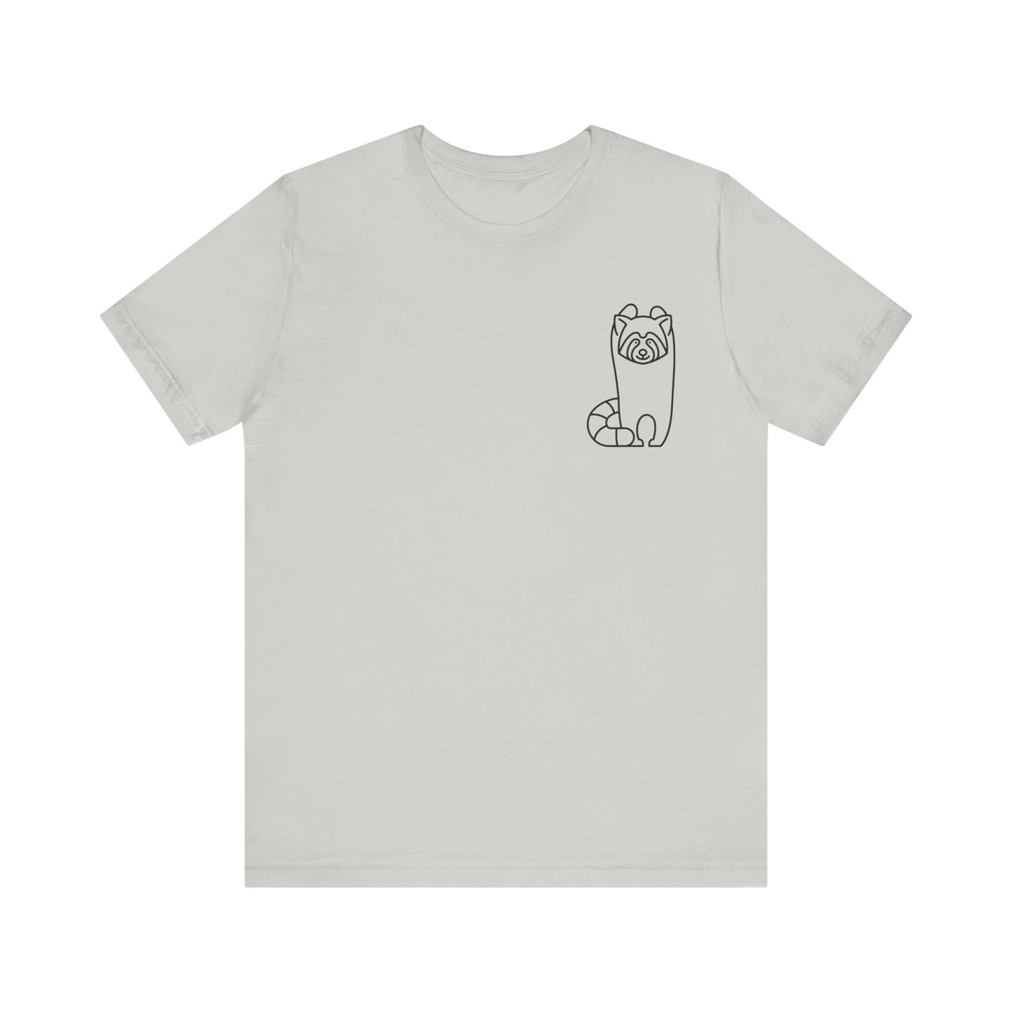 Standing Red Panda Print Men & Women T-Shirt