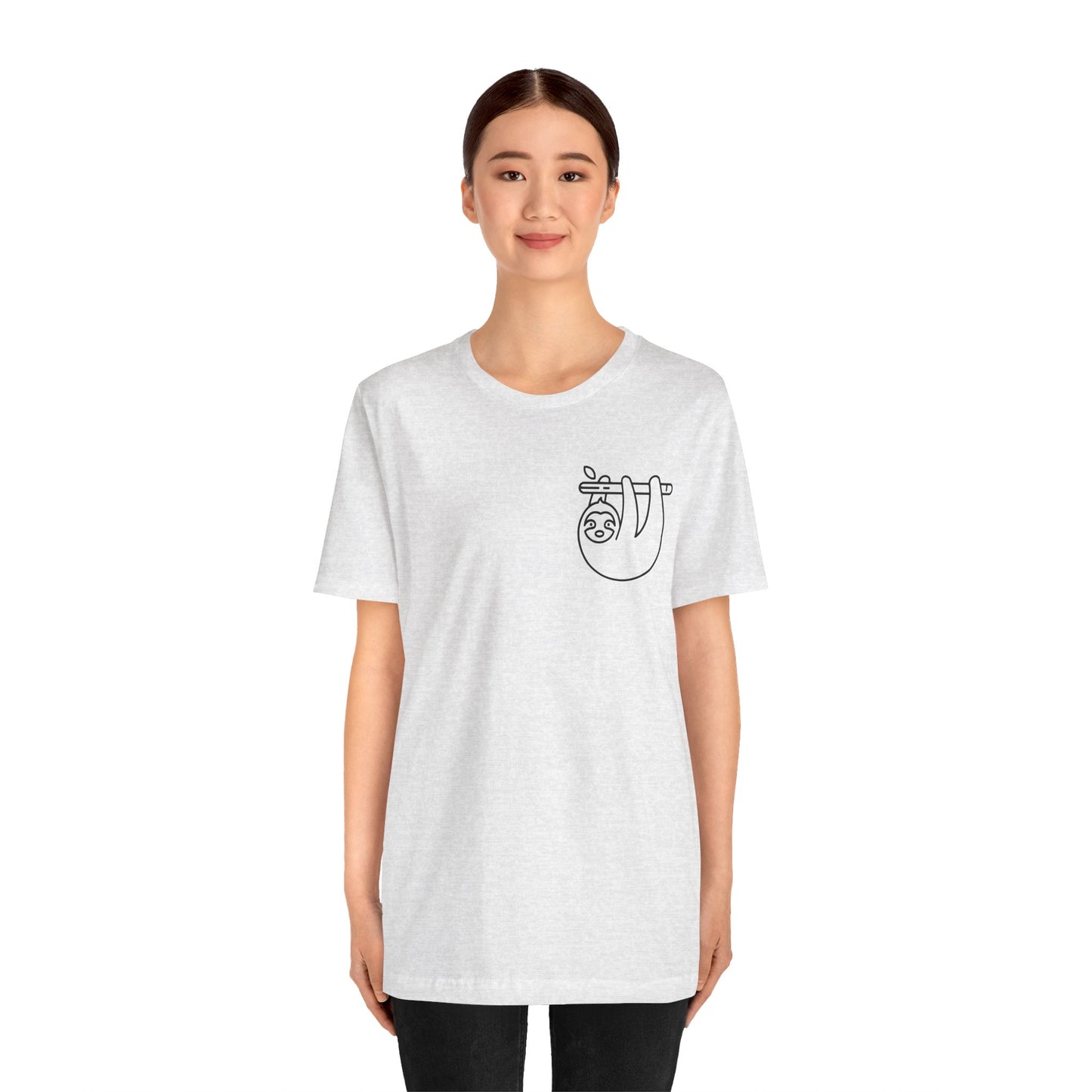 Sloth Print Men & Women T-Shirt