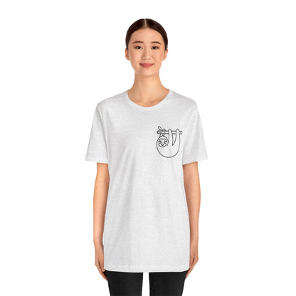 Sloth Print Men & Women T-Shirt