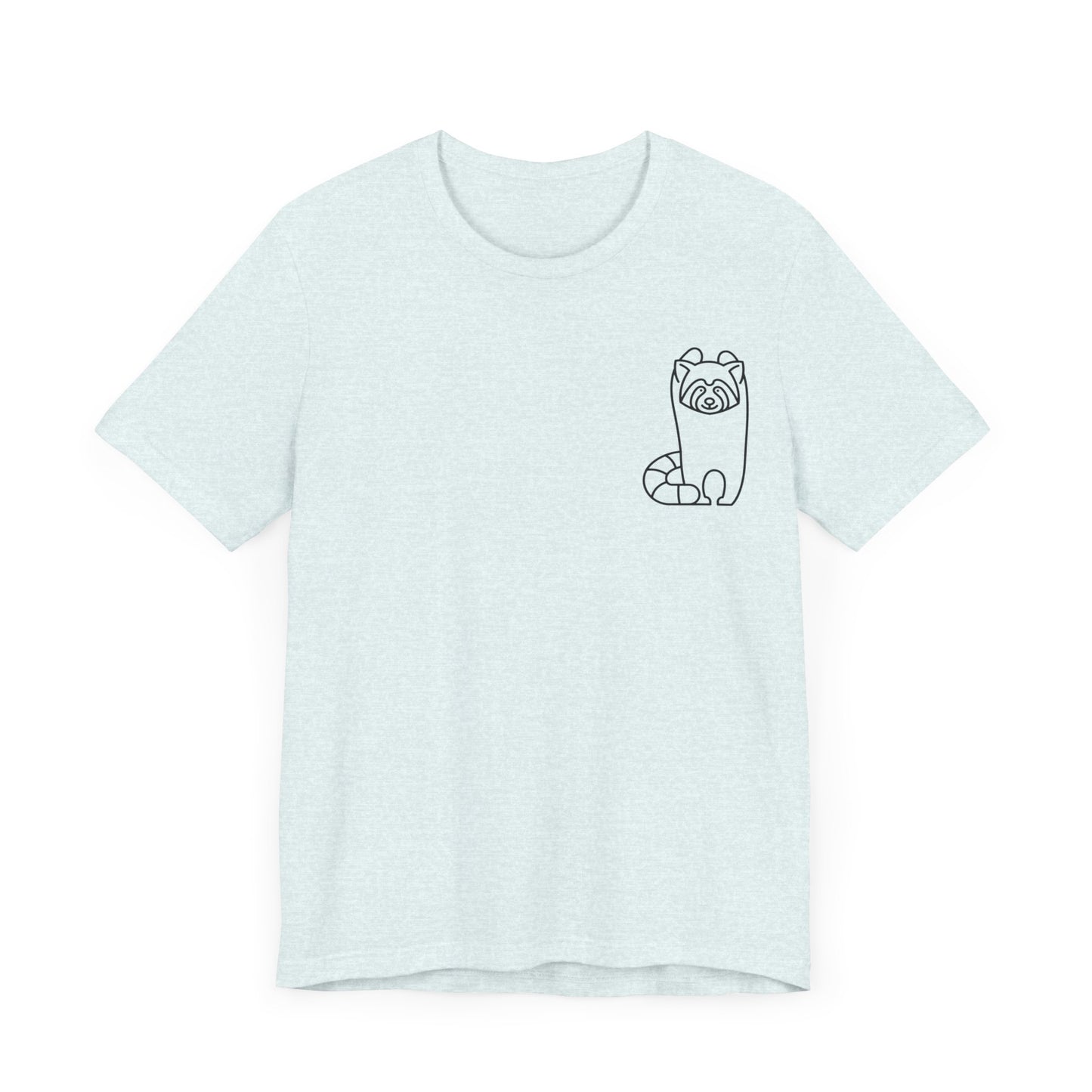 Standing Red Panda Print Men & Women T-Shirt