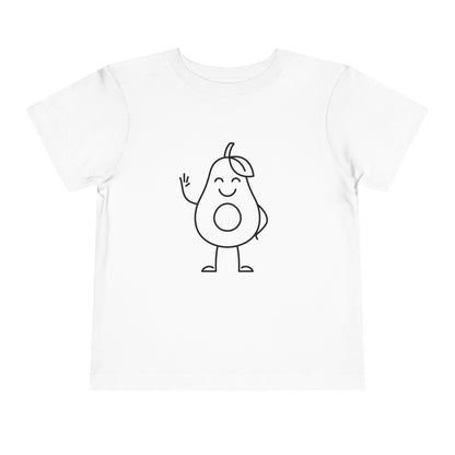 Happy Avocado Print Toddlers T-Shirt