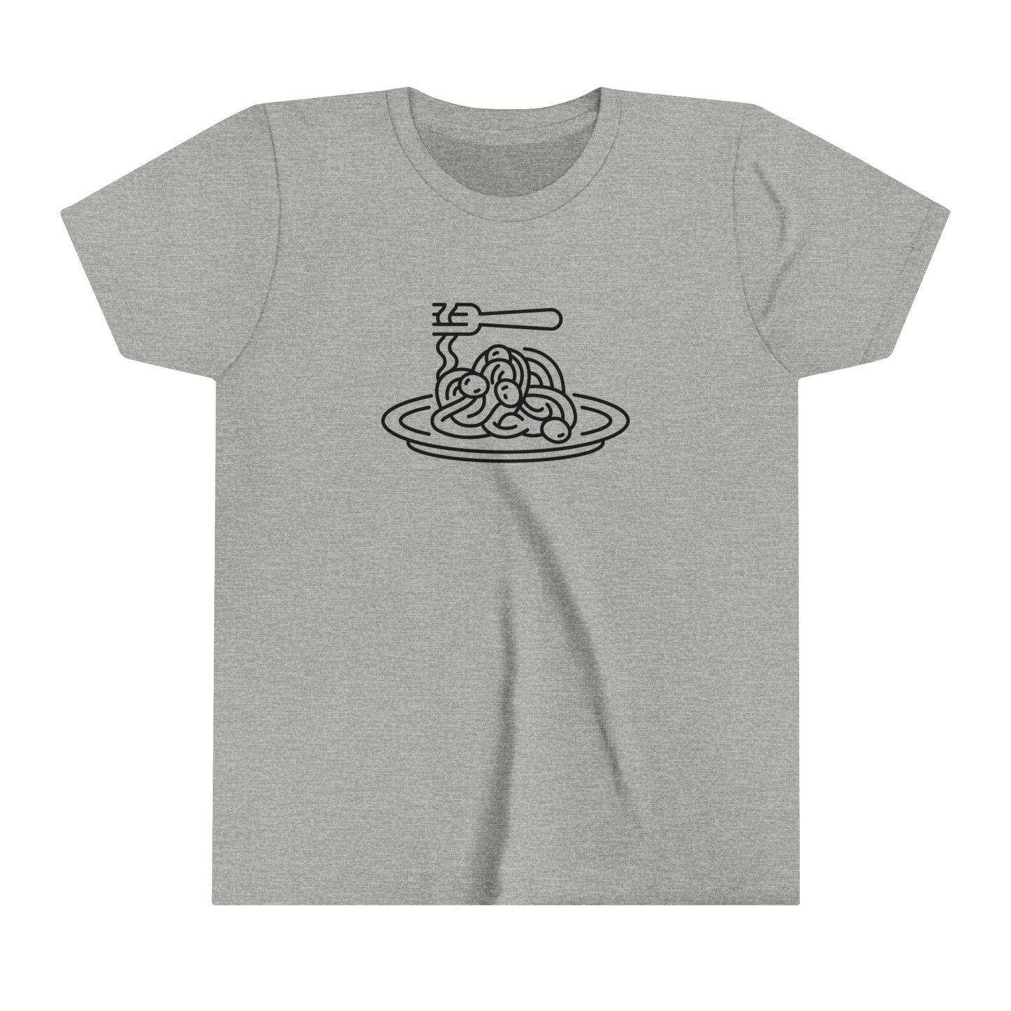 Spaghetti Dinner Print Youth T-Shirt