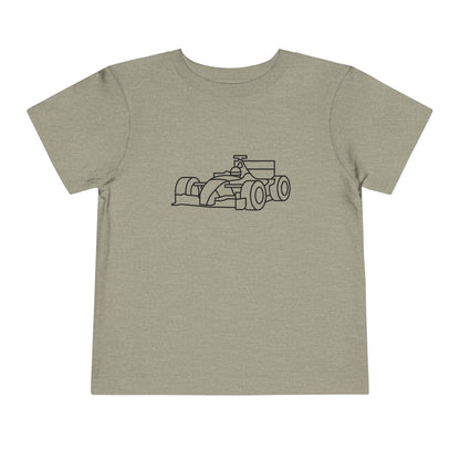 Zooming Race Car Print Kids T-Shirt