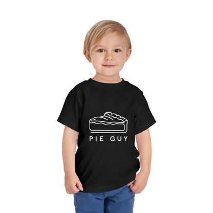Pie Guy Print Toddlers T-Shirt