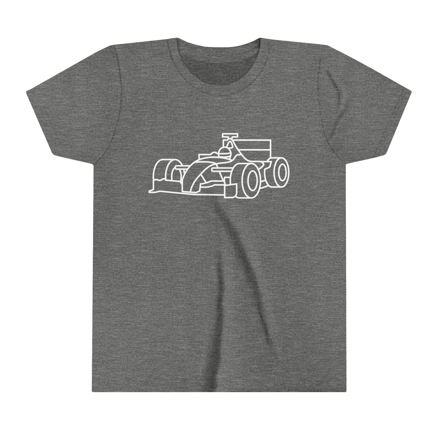Zooming Race Car Youth T-Shirt
