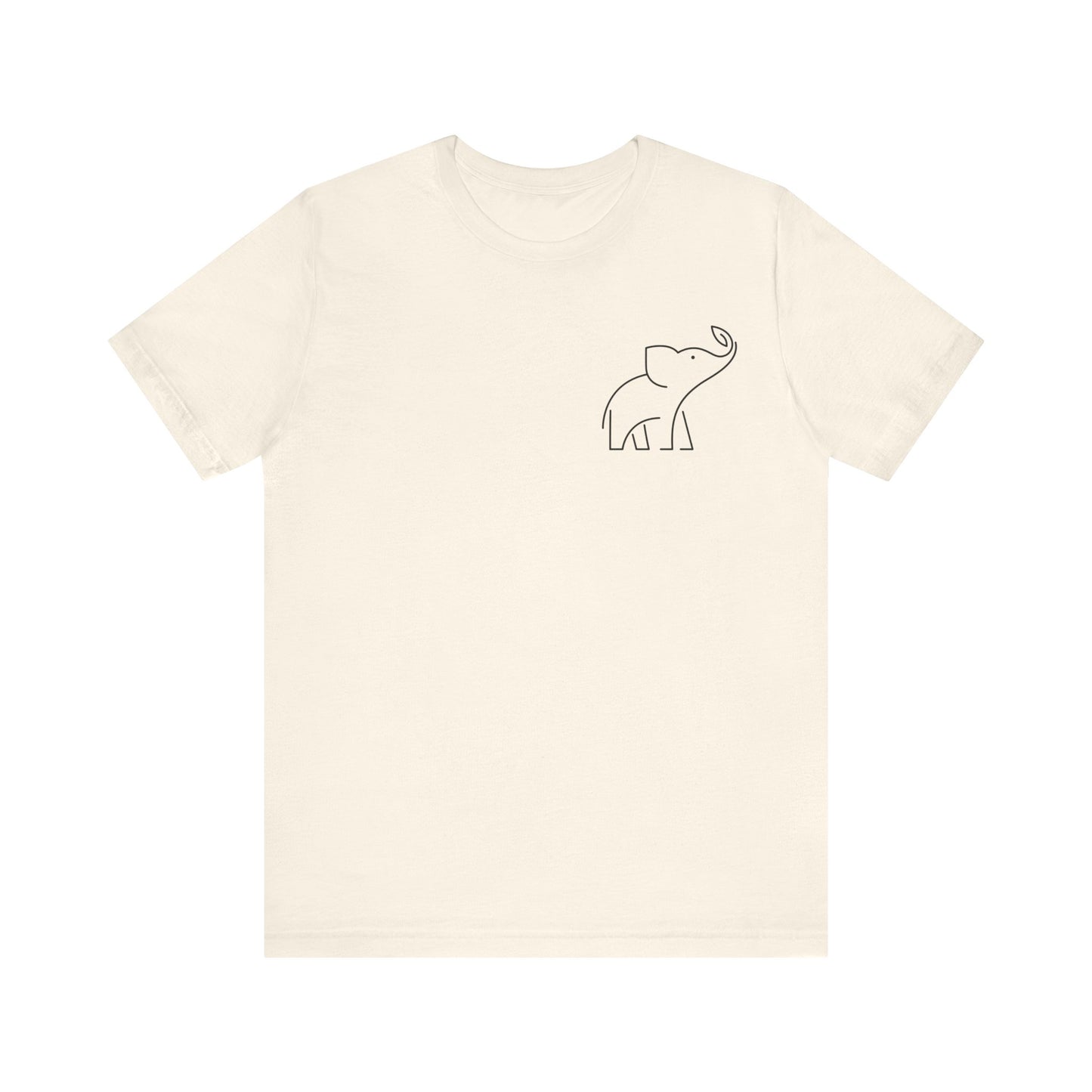 Elephant Print Men & Women T-Shirt