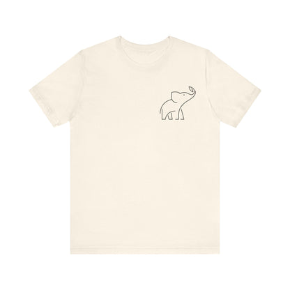 Elephant Print Men & Women T-Shirt