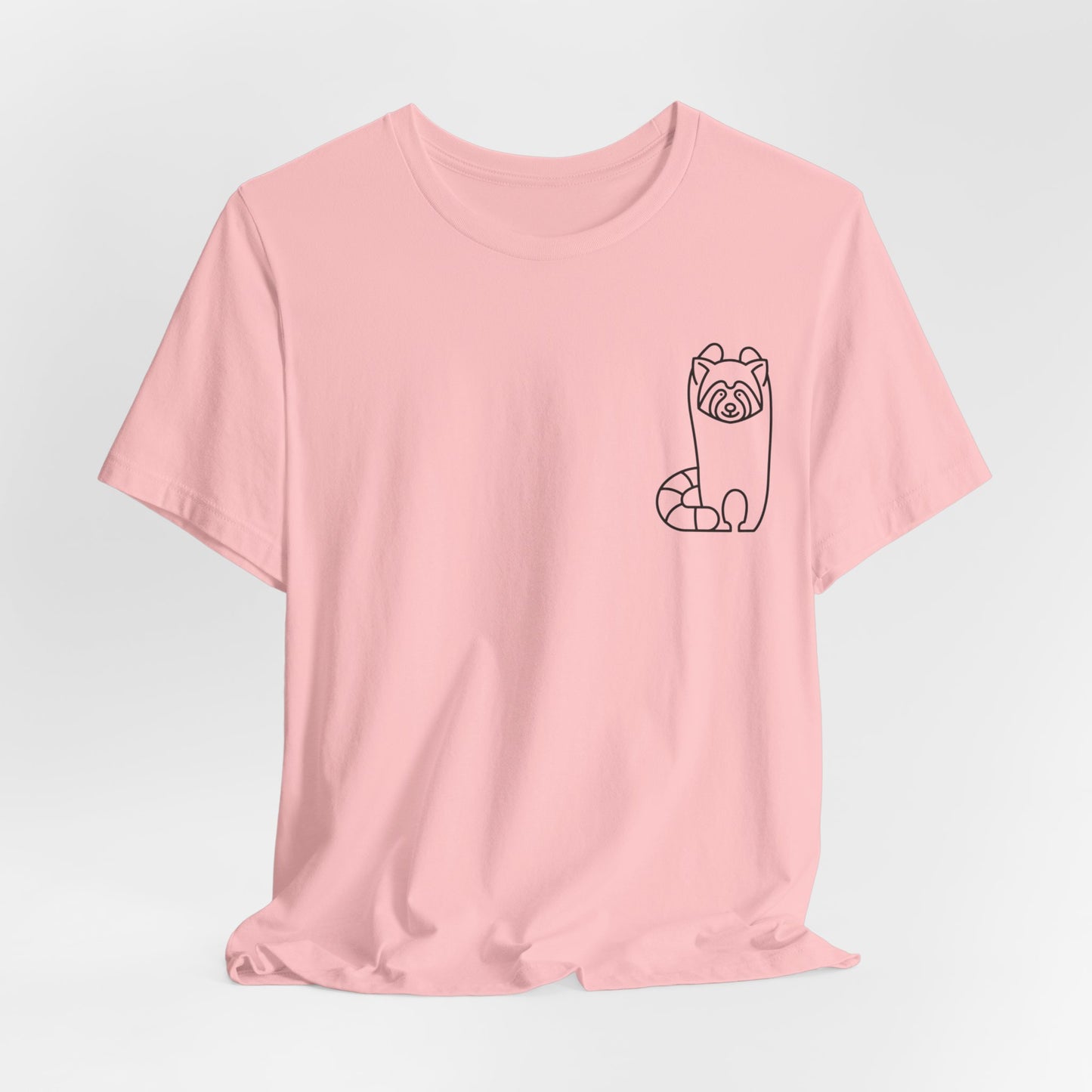 Standing Red Panda Print Men & Women T-Shirt