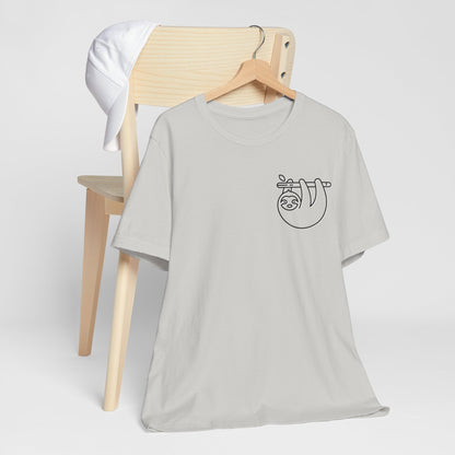 Sloth Print Men & Women T-Shirt