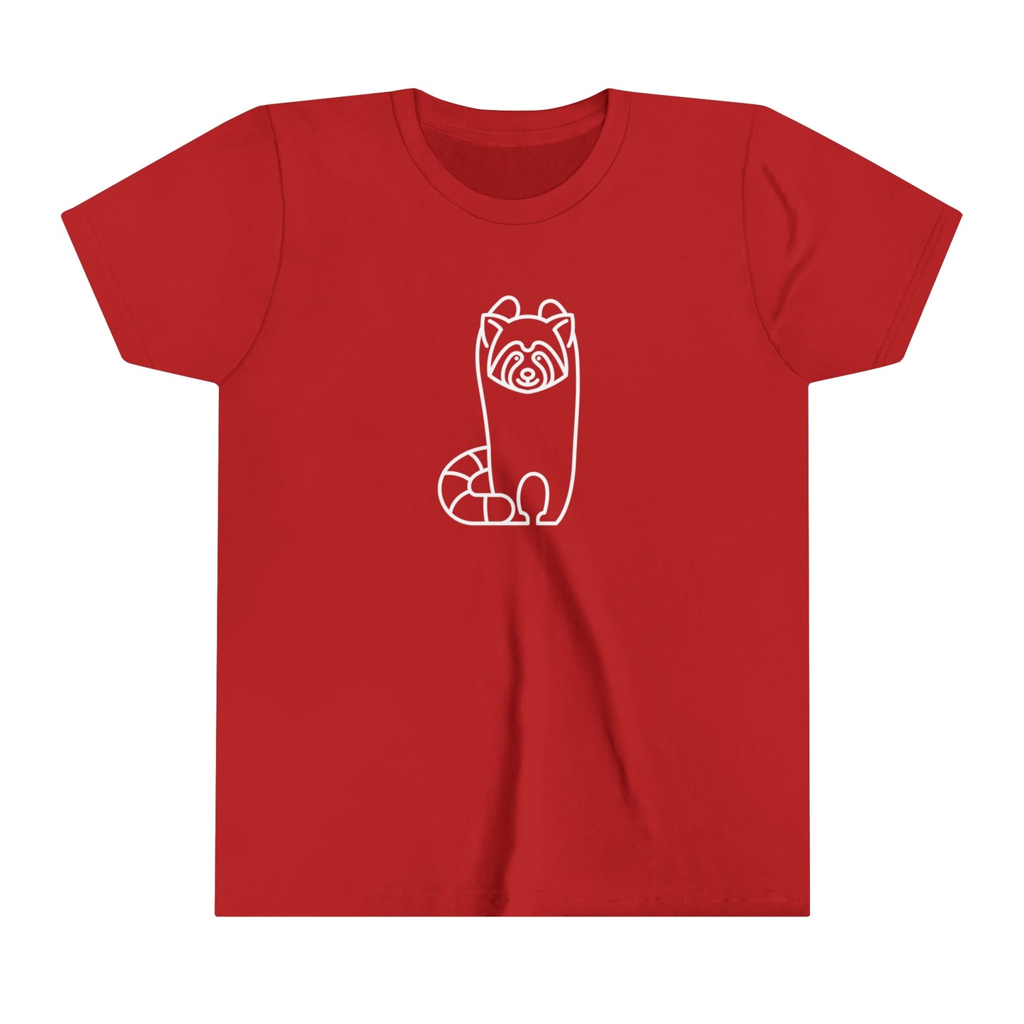 Standing Red Panda Print Youth T-Shirt