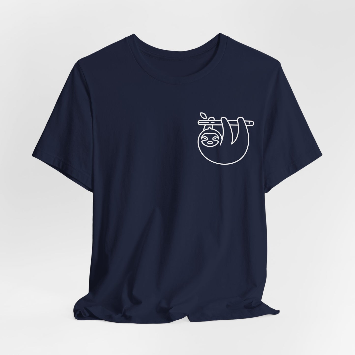 Sloth Print Men & Women T-Shirt