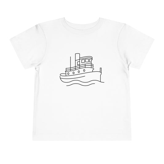 Tug Boat Print Kids T-Shirt