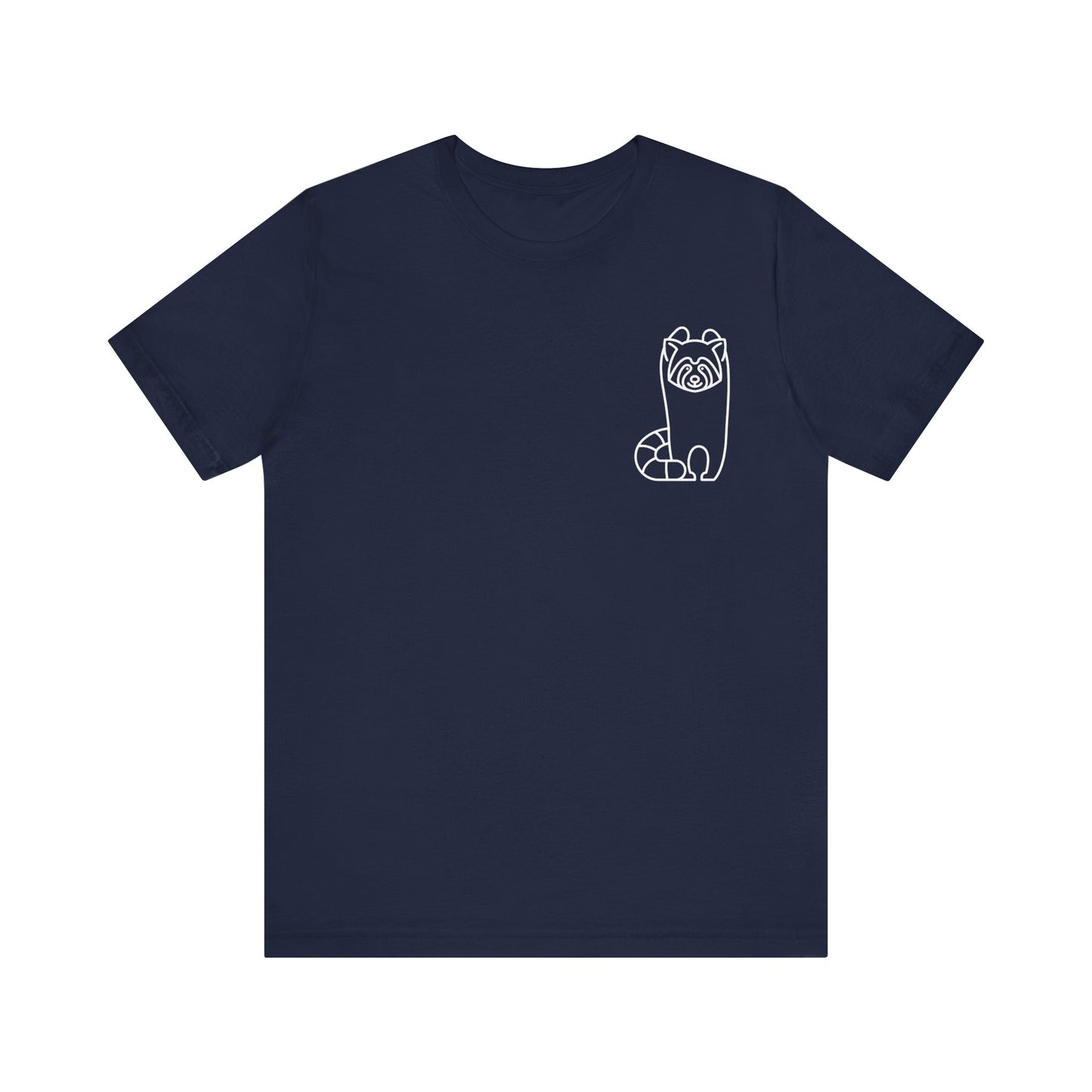 Standing Red Panda Print Men & Women T-Shirt