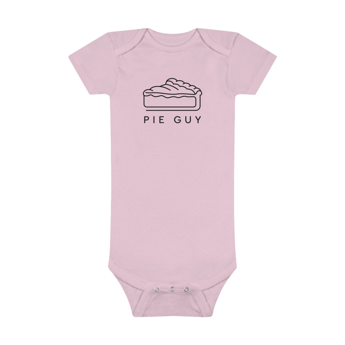 Pie Guy Print Baby Onesies