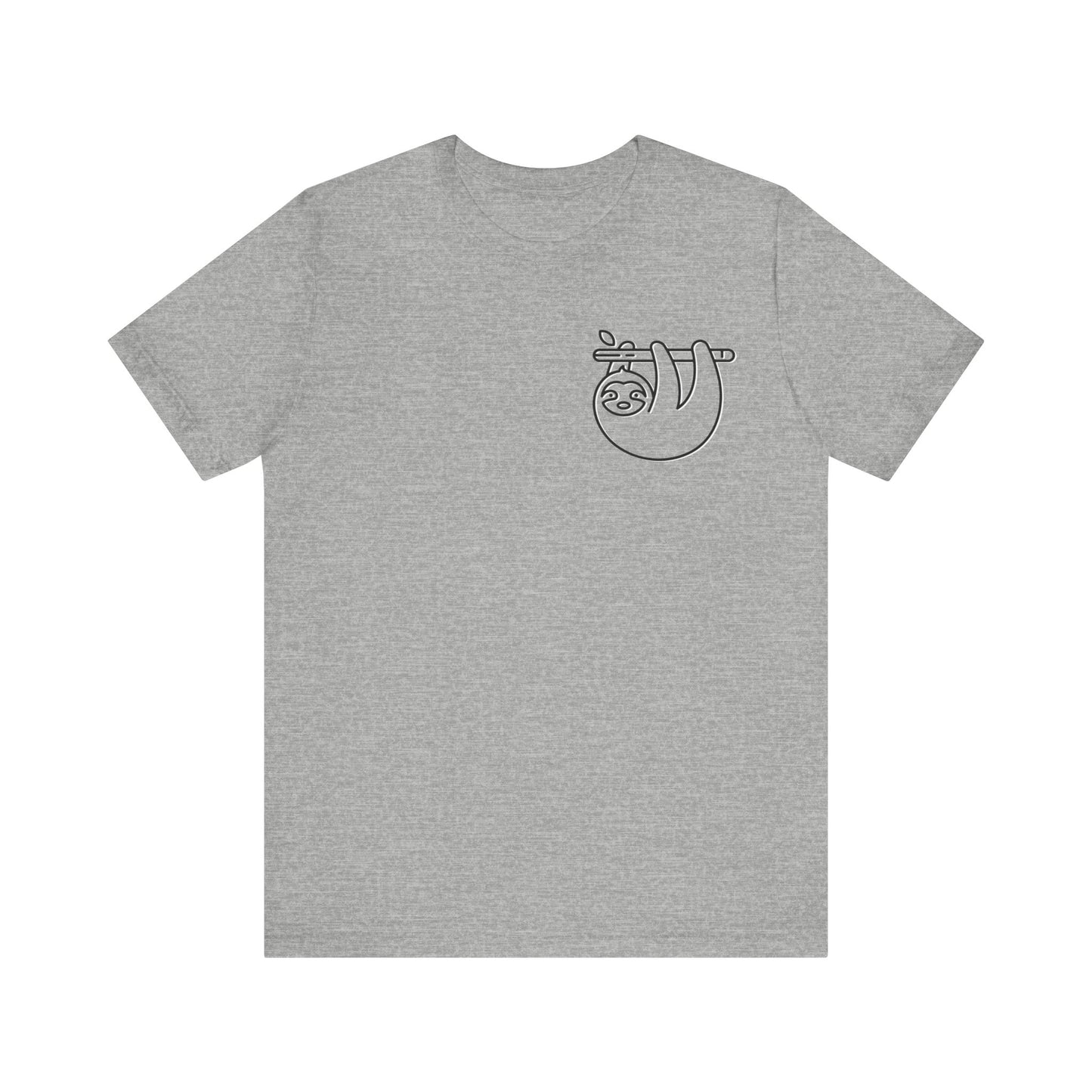 Sloth Print Men & Women T-Shirt