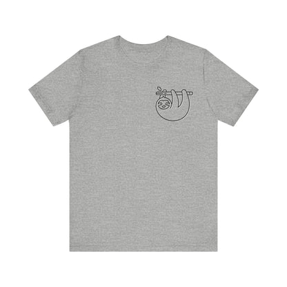 Sloth Print Men & Women T-Shirt