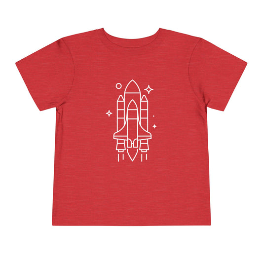 Rocket Ship Print Kids T-Shirt