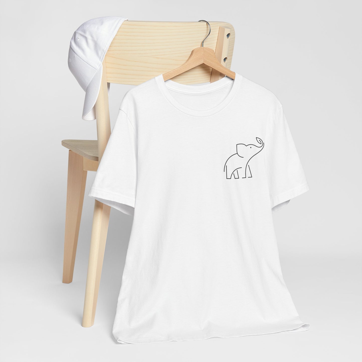 Elephant Print Men & Women T-Shirt