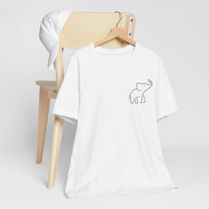 Elephant Print Men & Women T-Shirt