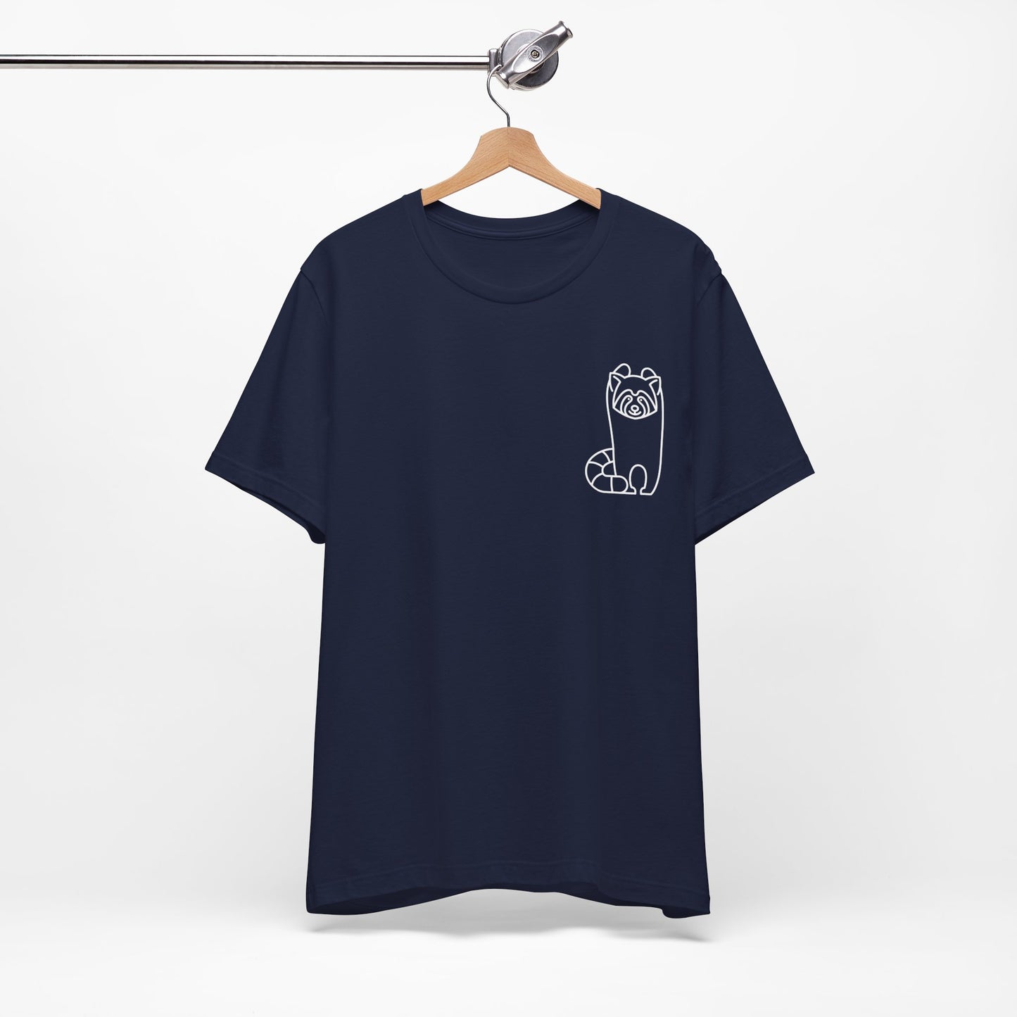 Standing Red Panda Print Men & Women T-Shirt