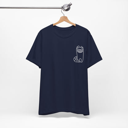 Standing Red Panda Print Men & Women T-Shirt