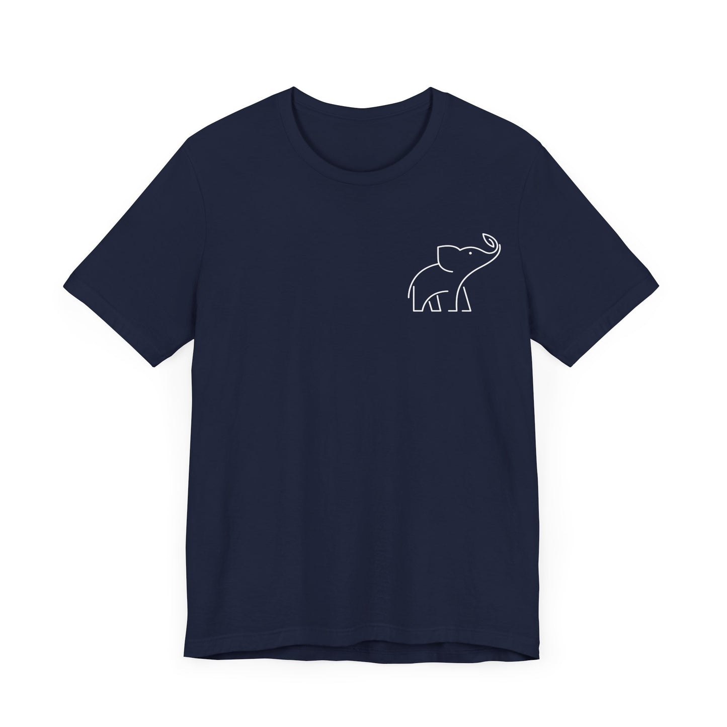 Elephant Print Men & Women T-Shirt