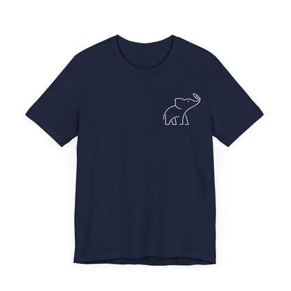 Elephant Print Men & Women T-Shirt