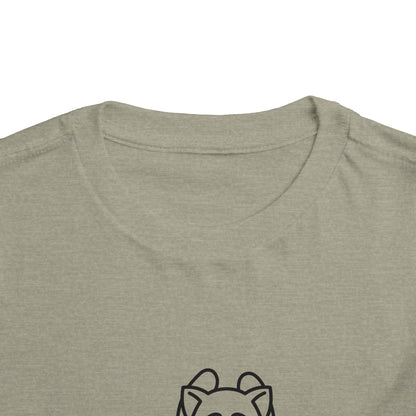 Standing Red Panda Print Toddlers T-Shirt