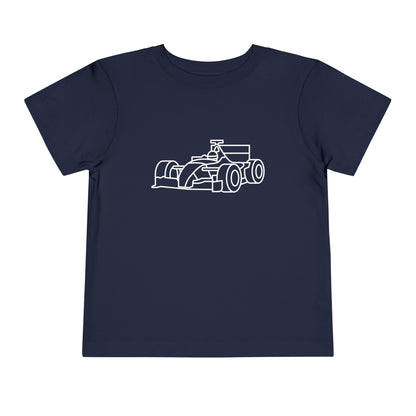 Zooming Race Car Print Kids T-Shirt