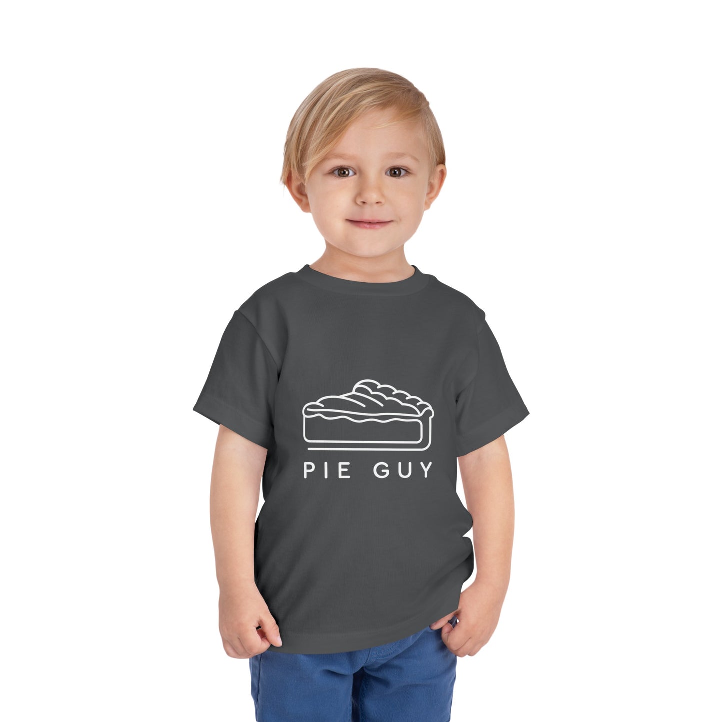 Pie Guy Print Toddlers T-Shirt