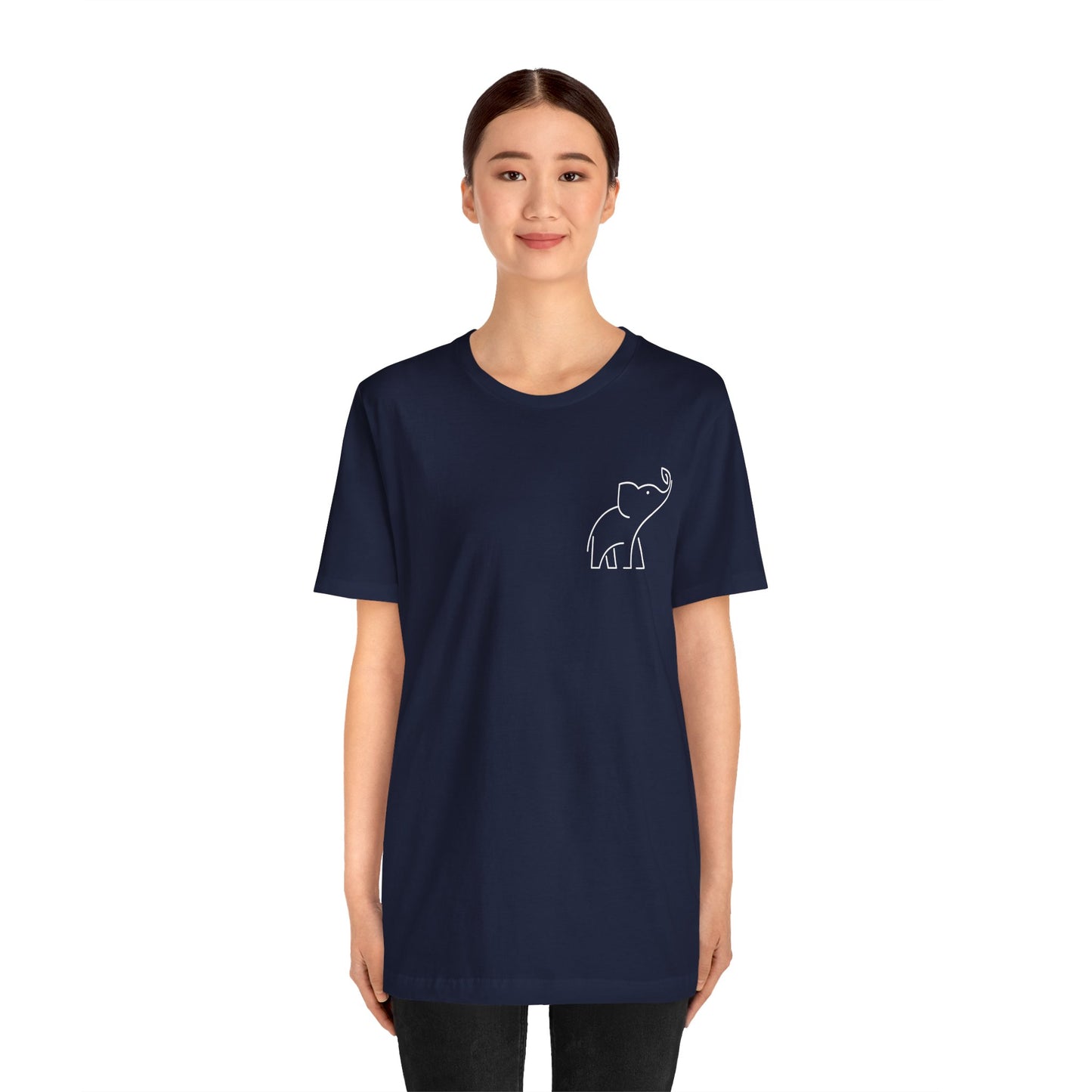 Elephant Print Men & Women T-Shirt