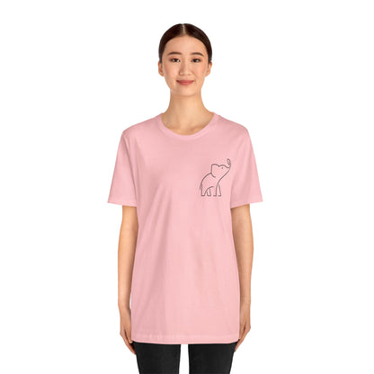 Elephant Print Men & Women T-Shirt