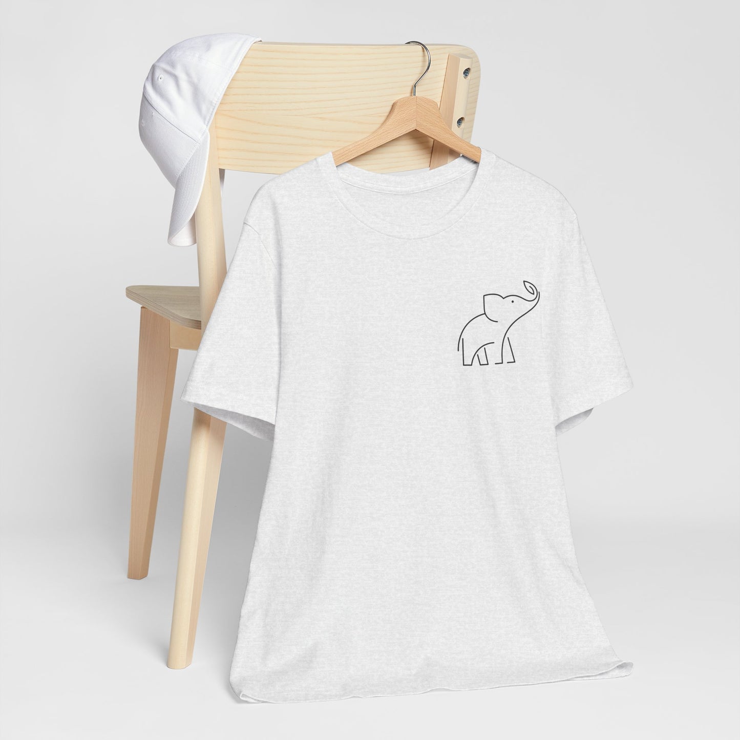 Elephant Print Men & Women T-Shirt