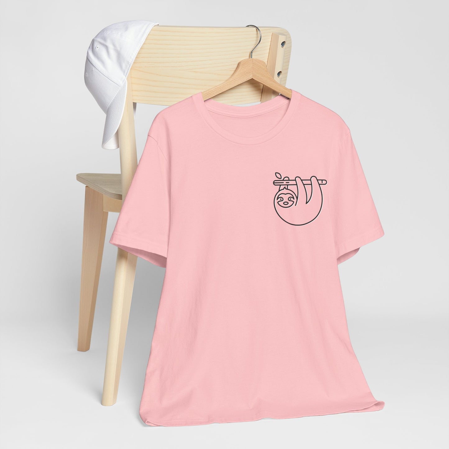 Sloth Print Men & Women T-Shirt