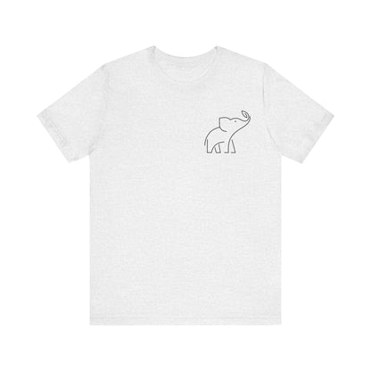 Elephant Print Men & Women T-Shirt