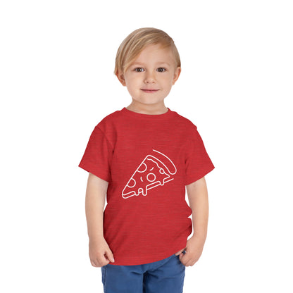 Cheesy Pizza Print Toddlers T-Shirt
