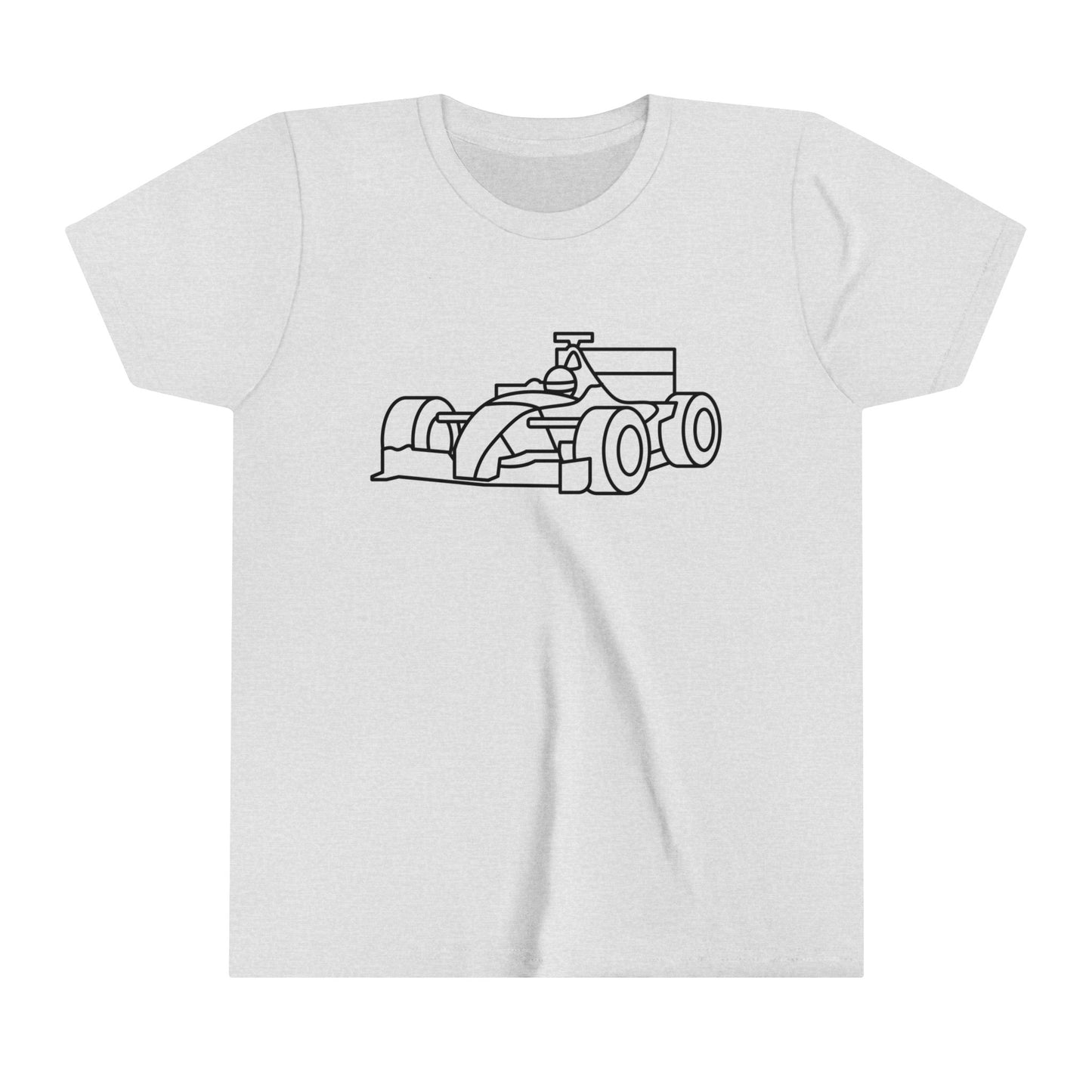 Zooming Race Car Youth T-Shirt