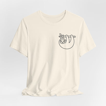 Sloth Print Men & Women T-Shirt
