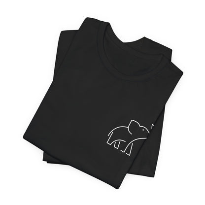 Elephant Print Men & Women T-Shirt